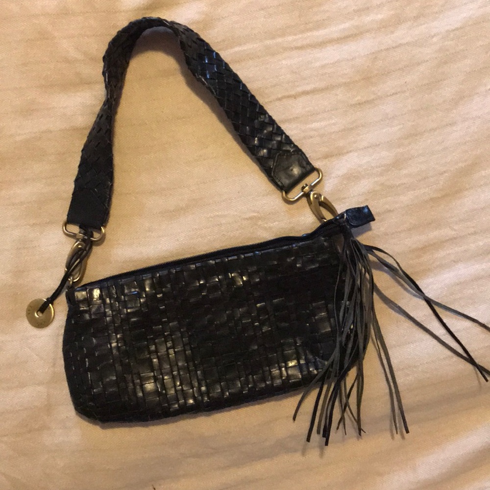 Woven Leather handbag